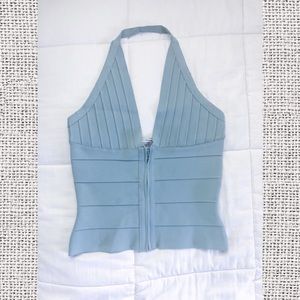 Herve Leger Halter Top